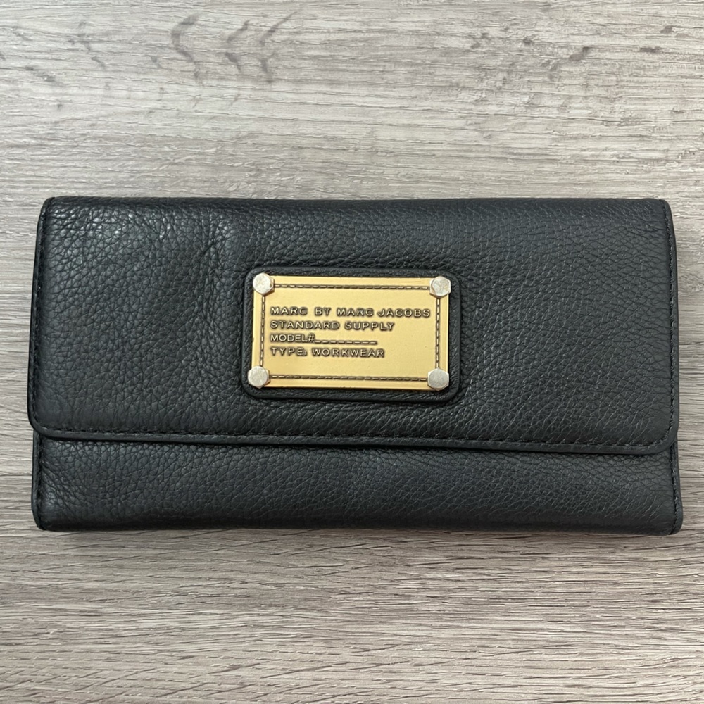 Marc by Marc Jacobs Black Leather Wallet